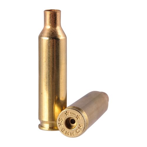 La cartuccia 6mm Creedmoor offre una bassa rincorsa, ottima per la caccia e le competizioni, con un pocket per Small Primer per maggiore velocità e pressione.