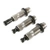 Das Redding Premium Handgun 3-Die Set bietet eine Titanium Carbide-sizing die, einen TiN-beschichteten Expander und präzise Bullet Seating Micrometer für optimale Wiederladekontrolle.
