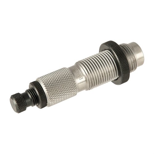 Le Redding Seating Die 6.5 PRC offre un guide de balle, un anneau de sertissage intégré et un plug de siège, fabriqué avec des aciers alliés de haute qualité.