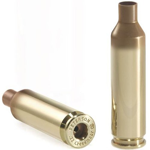 Découvrez les douilles .22 Creedmoor de Peterson Cartridge 🦌, conçues pour la précision et le faible recul. Parfaites pour la chasse et le tir!