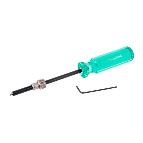 Il UNIVERSAL FLASH HOLE DEBURRING TOOL Redding rimuove i burrs dal flash hole, garantendo accensioni affidabili per tutti i calibri da .22 a .338 con profondità controllata.