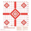 I REDFIELD SIGHT-IN TARGETS semplificano l'allineamento dei mirini con linee spesse e un reticolo in quadrati da 1" per una regolazione precisa di elevazione e vento.