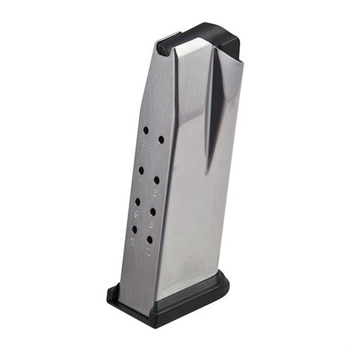 Le chargeur XDM 11RD en .40 S&W offre une alimentation fiable, une construction en acier inoxydable et un nettoyage facile grâce à sa base en polymère.