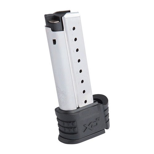 Die XDS 9MM Magazine aus Edelstahl bieten hohe Langlebigkeit, sind korrosionsbeständig und verfügen über einen Polymer-Follower für zuverlässige Funktion.