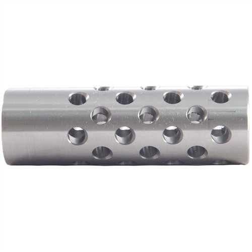 Le frein de bouche #3 en calibre 22 réduit le recul et la montée du canon grâce à ses 42 ports, tout en étant adaptable pour des projectiles jusqu'à .44.