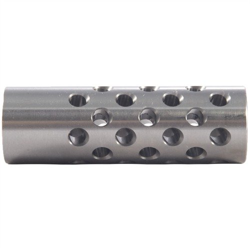 Il #3 MUZZLE BRAKE calibro 22 riduce il rinculo e l'innalzamento della volata grazie a 42 porte angolate, migliorando il controllo del rinculo.