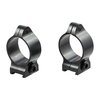 Les anneaux de montage Talley en acier bleu satin offrent une fixation solide avec des vis Torx® à profil bas, parfaits pour un montage permanent de ta lunette.