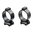 TALLEY 30MM MEDIUM MATTE BLUE RINGS