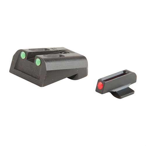 Die KIMBER 1911 Brite-Site Fiber Optic Visierungen bieten aussergewöhnliche Helligkeit, hohe Haltbarkeit und einfache Montage für schnelle Zielerfassung.