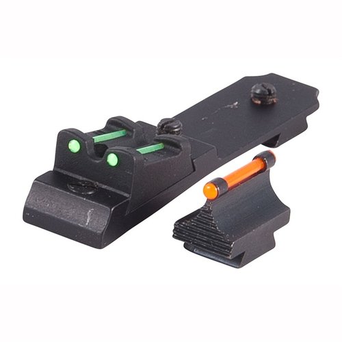 Das TRUGLO WINCHESTER 94 Sight Set bietet eine auffällige Kombination aus rotem Front- und grünem Heckvisier für schnelle Zielausrichtung und einfache Anpassung.