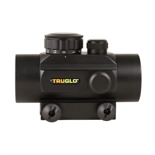 Découvre les viseurs TRUGLO 30mm : légers, étanches, avec un champ de vision large et un point rouge de 5 MOA pour une acquisition rapide des cibles.