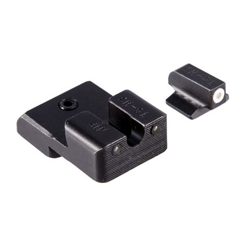 I mirini notturni in tritio offrono visibilità eccezionale, design senza batteria, finitura protettiva, e facile utilizzo con una sola mano.