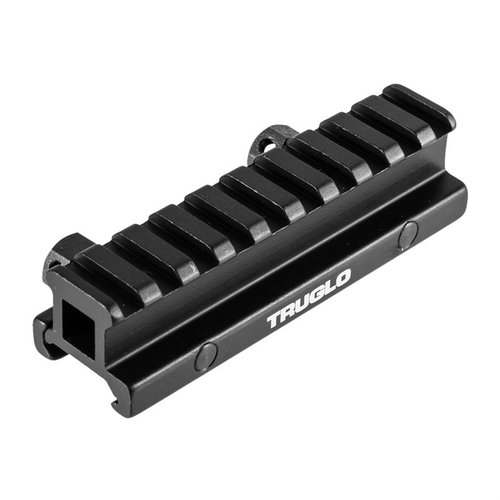Mit dem TruGlo ¾” Picatinny Riser Mount kannst du deine Optik einfach und ohne Modifikationen höher montieren, ideal für Flattop AR-15 Anwendungen.
