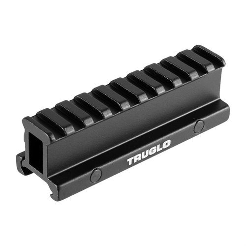 Le support riser Picatinny de 1" de TruGlo élève ta lunette pour un tir optimal sur AR-15, en aluminium CNC robuste et facile à monter.