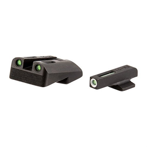 Il set di mirini TFX per 1911 offre visibilità senza pari grazie alla combinazione di Tritium svizzero e fibra ottica, con protezione da oli e solventi.