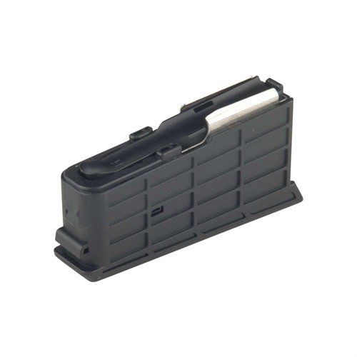 Le chargeur SAKO A7 30-06 Springfield en acier noir te garantit une capacité de 3 cartouches, parfait pour tes sessions de tir avec ta Sako.