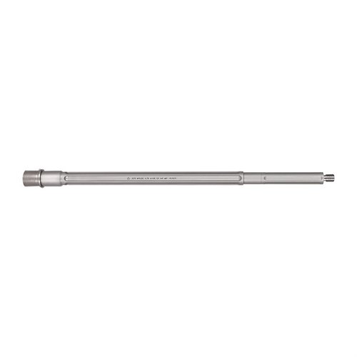 .223 Wylde en acier inoxydable 416R, finition bead blasted, avec une extension M4 nickel boron et un profil BA Hanson, parfait pour les configurations de pistolet.