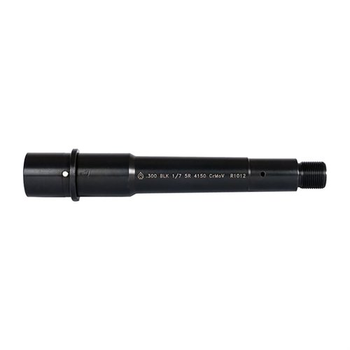 .300 Blackout 6 Zoll Modern Series Barrel aus 4150 Chrome Moly Vanadium Stahl, QPQ korrosionsbeständig, ideal für Pistolen-Konfigurationen.