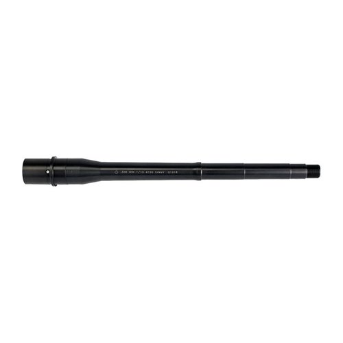 .308 Tactical Government Barrel da 12.5 pollici, in acciaio 4150 Chrome Moly Vanadium, finitura QPQ resistente alla corrosione, con filettatura 5/8x24.