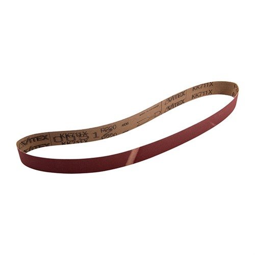 Les bandes abrasives VSM de 220 grit, conçues pour les tambours de ponçage Raytech, offrent une durabilité exceptionnelle et un fini précis grâce à leur grain compact.