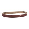 Cinghie abrasivi VSM da 2" x 48" (36 grit) per tamburi di levigatura Raytech, con grana compatta per una durata eccezionale e finitura di alta qualità.