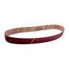 Cinghie di levigatura VSM da 2" x 48", 120 grit, progettate per i tamburi di levigatura Raytech, offrono durata eccezionale e finitura di alta qualità.