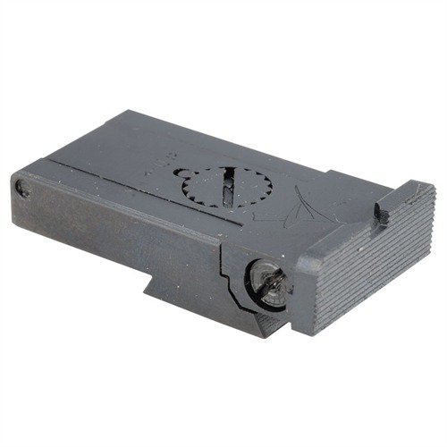 Améliore ta précision avec la hausse RUGER® MK II™ TL 2000, usinée CNC pour des réglages précis et sans éblouissement, compatible avec les modèles d'origine.