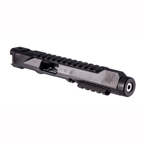 Das Volquartsen LLV Competition Upper verwandelt deine Ruger® Mark IV™ in eine präzise Zielpistole mit leichtem Aluminiumdesign und hochwertigem Edelstahllauf.
