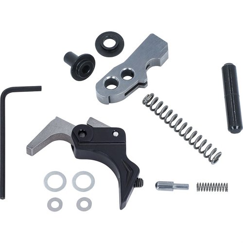 Améliore ton tir avec le RUGER® 10/22® High Performance Action Kit : un déclencheur net et propre, un poids de tir réduit à 2.25-2.5lbs et un buffer de recul.