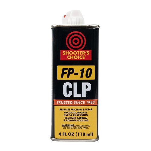 Der FP-10 LUBRICANT reduziert Reibung und Verschleiss, bleibt auch bei 500° F stabil und erhöht die Schmierfähigkeit ohne klebrige Rückstände.