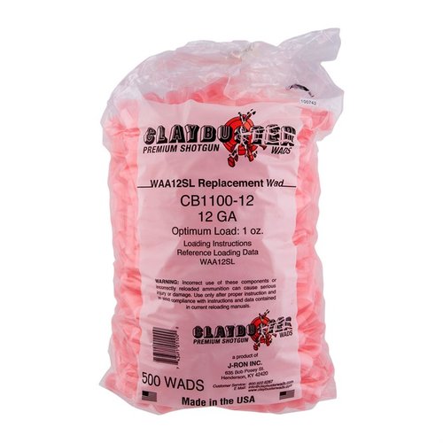 Entdecke die WAA12SL 12 Gauge Shotshell Wads von Claybuster für optimale 1 oz. Ladungen 🎯. Ideal für Trap, Skeet und Sporting Clay!