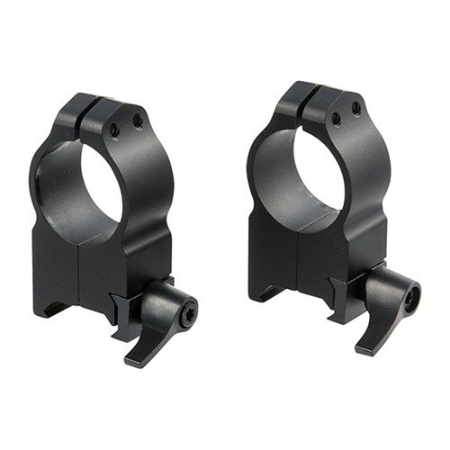 Die MAXIMA Quick Detach Ringe bieten eine robuste, präzise Lösung mit einstellbaren Hebeln, die auf Weaver-Basen passen und eine Nullpunktstabilität garantieren.