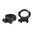 WARNE MFG. COMPANY 35MM HIGH (1.24") RINGS, BLACK