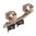 WARNE MFG. COMPANY 30MM ULTRA HIGH (1.435") 0 MOA QD MOUNT, DARK EARTH