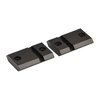 WARNE MFG. COMPANY TIKKA FLAT TOPS MAXIMA 2PC STEEL BASE MATTE BLACK