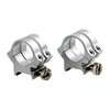 Les QUAD LOCK RINGS de WEAVER offrent une puissance de maintien doublée grâce à leurs deux capuchons par base, tout en étant légers grâce à leur construction en aluminium.