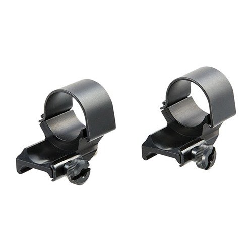 Les anneaux de montage supérieur WEAVER, 1" et 30mm, offrent un ajustement de l'œil de 3⁄4" et sont disponibles en finition mate bleue ou en acier inoxydable.
