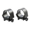 Die TOP MOUNT RINGS von WEAVER bieten eine robuste Aluminium-Basis und eine stilvolle matte blaue Oberfläche, ideal für 30mm Scopes mit verschiedenen Höhen.