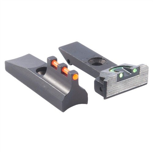 Die RUGER® REVOLVER FIRE SIGHT FIBER OPTIC SIGHT SETS bieten hervorragende Sichtbarkeit durch Lichtaufnahme, mit einem 3-Punkt-Zielfernrohr für präzises Zielen.