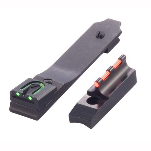 Améliore ton Marlin 60 avec ce jeu de viseurs Fire Sight, offrant un contraste parfait entre le vert et le rouge, et un réglage facile pour la dérive et l'élévation.