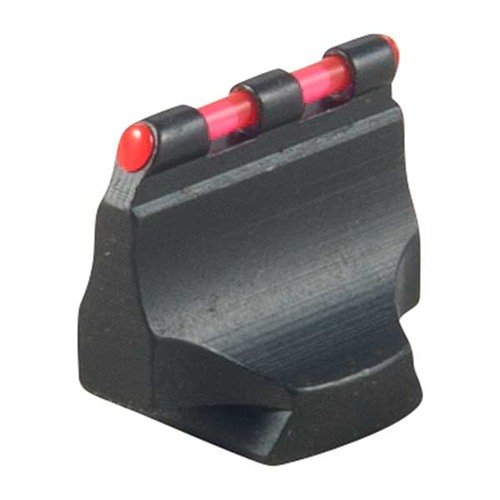 Die RIFLE FIBER OPTIC 570W Frontsichten bieten eine einfache Montage, hervorragende Sichtbarkeit und leuchten dank der Lichtaufnahme selbst bei Sonnenlicht strahlend rot.