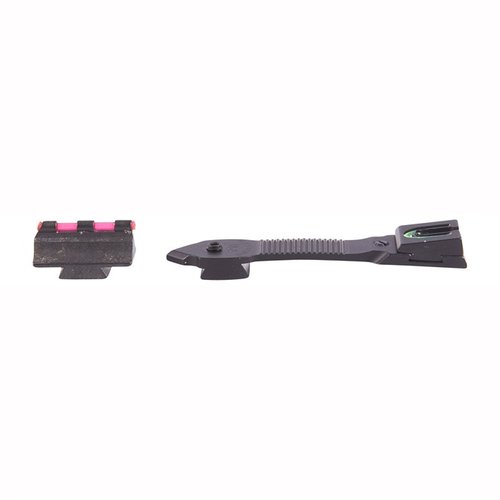 Sistemi di mira ad alta visibilità per Ruger® 10/22® con mirino anteriore rosso in fibra ottica e mirino posteriore U-notch regolabile per una rapida acquisizione.