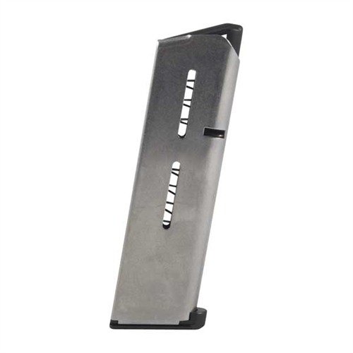 Das 1911 45ACP HEAVY DUTY +P Magazin bietet eine robuste Edelstahlkonstruktion, eine extra starke Feder für zuverlässiges Füttern und hält 7 Patronen.