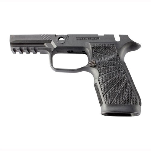 Migliora il tuo tiro con il grip module WCP320 di Wilson Combat per SIG-SAUER P320, che offre controllo superiore e riduzione del rinculo.