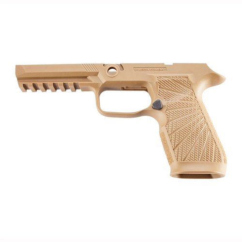 Migliora il tuo tiro con il grip modulare WCP320 di Wilson Combat per SIG P320, offrendo controllo superiore, riduzione del rinculo e ergonomia avanzata.
