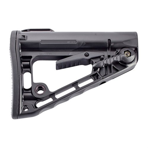 Il Rogers Super-Stoc™ offre stabilità senza pari, sistema Cam-Lock innovativo, compatibilità con buffer tube Mil-Spec e Commercial, e pesa solo 7.3 oz.