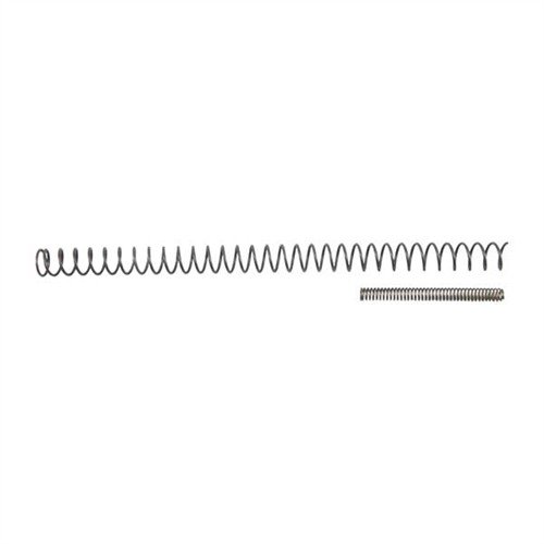 La molla di recupero in acciaio al silicio cromato resiste a deformazioni, disponibile in 14, 16 e 18½ lb per prestazioni ottimali con diverse munizioni.